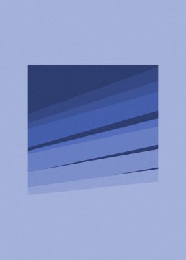 monokrom rastgele geçiş çizgileri üretken sanat tarzı renkli logo illüstrasyonu