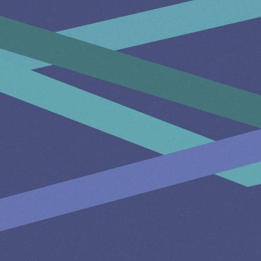 Aqua rengi kesişen çizgiler üretici sanat tarzı renkli illüstrasyon