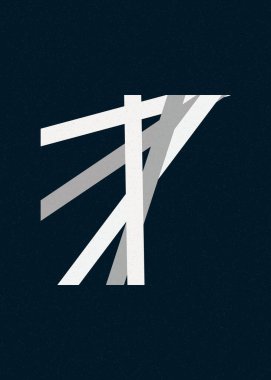 Alacakaranlık Rengi Çizgileri Çapraz Üretici Sanat Biçimi Renkli Çizim