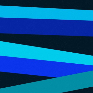 Cyan renk kesişen çizgiler üretken sanat tarzı renkli illüstrasyon