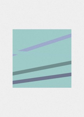 Yumurta kabuğu Mavi Çizgileri Geçen Üretken sanat tarzı renkli illüstrasyon