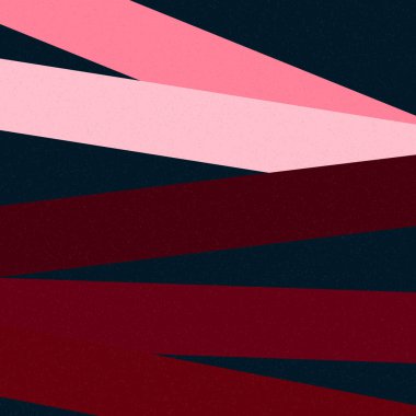 Gül ağacı rengi kesişen çizgiler üretici sanat tarzı renkli çizimler