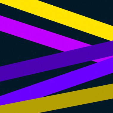 Elektrikli Mor Renk Çizgileri Geçen Üretici Sanat Biçimi Renkli Çizim