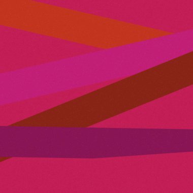 Gül Kırmızısı Çizgileri Geçen Üretici Sanat Biçimi Renkli Çizimler