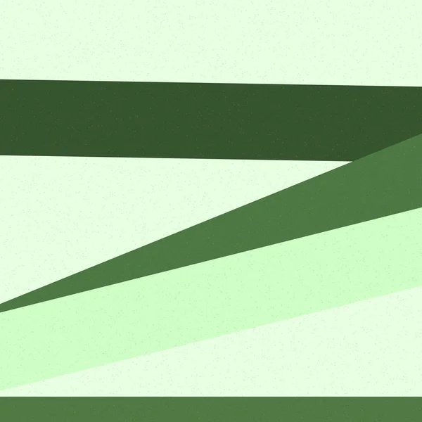 Fern Color Verde Líneas Cruce Generativeart Estilo Colorido Ilustración — Vector de stock