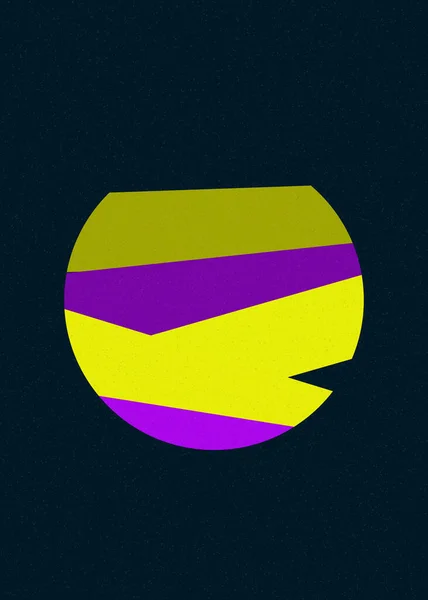 Absinthe Χρώμα Διασχίζοντας Γραμμές Παραγωγική Τέχνη Στυλ Πολύχρωμο Εικονογράφηση — Διανυσματικό Αρχείο
