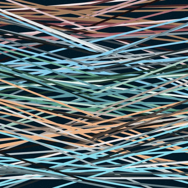 スカイブルー色の交差線世代別アートスタイルのカラフルなイラスト — ストックベクタ