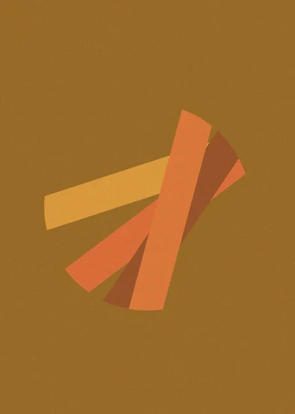 Jaffa Color Naranja Líneas Cruce Generativeart Estilo Colorido Ilustración — Archivo Imágenes Vectoriales