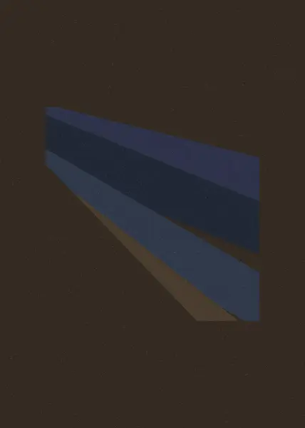 Peacoat色彩斑斓的横线泛化的Veart风格彩色插图 — 图库矢量图片