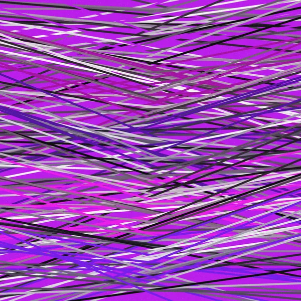 Magenta Lila Färg Crossing Linjer Generativeart Stil Färgglada Illustration — Stock vektor