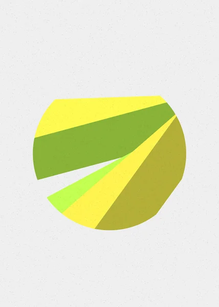浅黄色彩斑斓的横线泛型风格多彩的插图 — 图库矢量图片