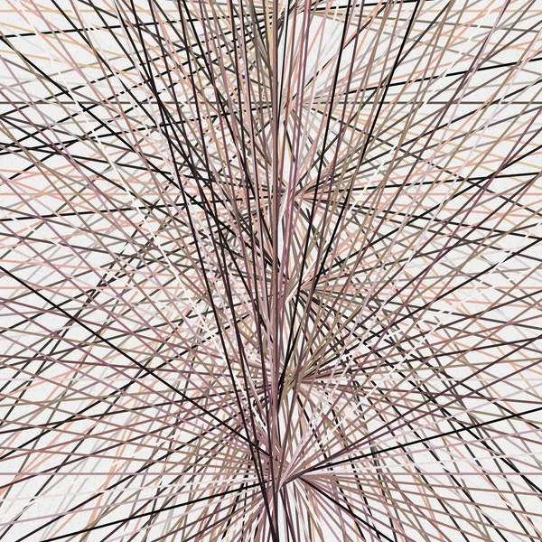 Dusty Pink Color Crossing Lines Generativeart Style Illustration Colorée — Image vectorielle