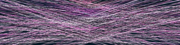 Hot Pink Färg Crossing Linjer Generativeart Stil Färgglada Illustration — Stock vektor