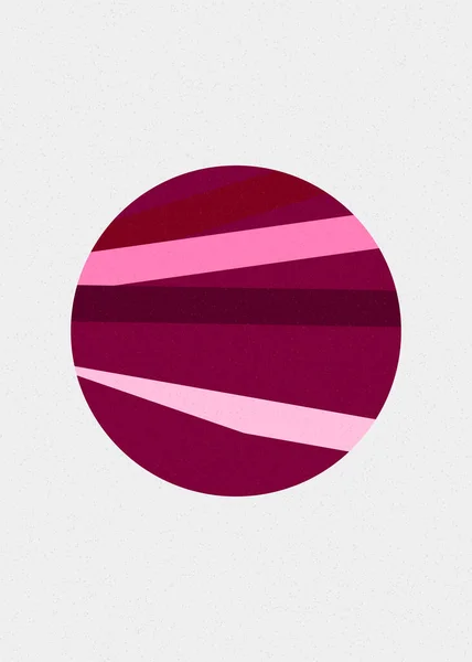 Βουργουνδία Χρώμα Διασχίζοντας Γραμμές Generativeart Στυλ Πολύχρωμη Απεικόνιση — Διανυσματικό Αρχείο