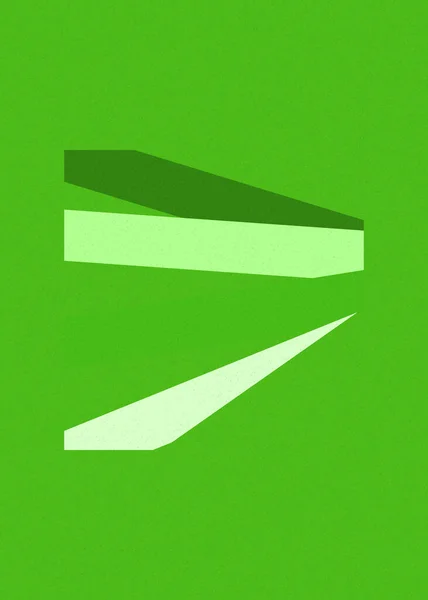 Kelly Vihreä Väri Crossing Linjat Generativeart Tyyli Värikäs Kuva — vektorikuva