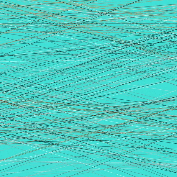 Couleur Turquoise Lignes Croisement Style Generativeart Illustration Colorée — Image vectorielle