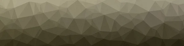 Braune Farbe Abstrakte Farbe Niedrig Polygone Generative Art Hintergrundillustration — Stockvektor