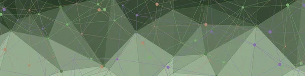 ライトテープカラーアブストラクトカラー Low Polygones Generative Art背景イラスト — ストックベクタ