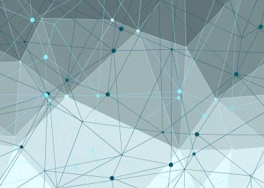 soyut renkli düşük çokgen alan arkaplanı, üretken sanat illüstrasyonu