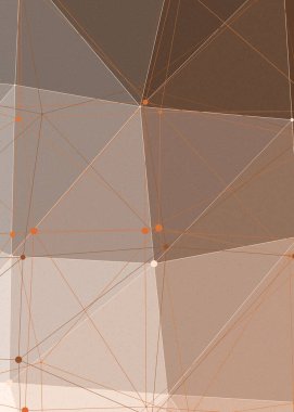 soyut renkli düşük çokgen alan arkaplanı, üretken sanat illüstrasyonu