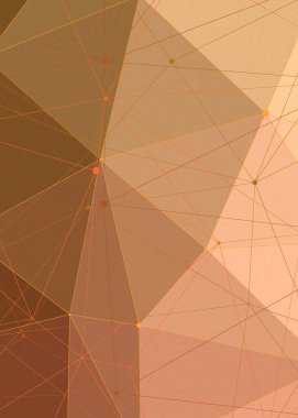 soyut renkli düşük çokgen alan arkaplanı, üretken sanat illüstrasyonu