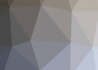 Fındık rengi düşük çokgen alan arkaplanı, üretken sanat illüstrasyonu