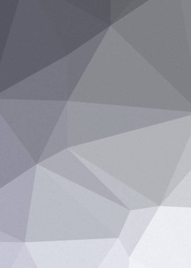 Cool Gray renk düşük çokgen alan arkaplanı, üretken sanat çizimi