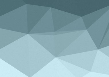 Gök mavisi rengi düşük çokgen alan arkaplanı, üretken sanat illüstrasyonu