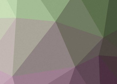 Fıstık yeşili renk düşük çokgen alan arkaplanı, üretken sanat illüstrasyonu