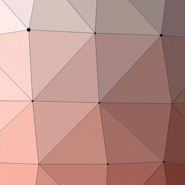 Culoare Dulce Amară Culoare Abstractă Low Polygones Generative Art Fundal — Vector de stoc