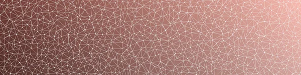 Цвет Кораллов Низкополигональный Космический Фон Генеративная Художественная Иллюстрация — стоковый вектор