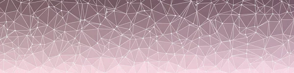 Candy Pink Couleur Couleur Abstraite Low Polygones Generative Art Illustration — Image vectorielle