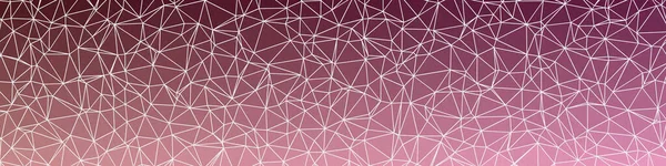 Violett Rot Farbe Abstrakte Farbe Low Polygone Generative Art Hintergrundillustration — Stockvektor
