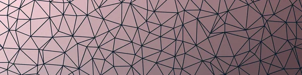 Weiche Rosa Farbe Abstrakte Farbe Niedrig Polygone Generative Art Hintergrundillustration — Stockvektor