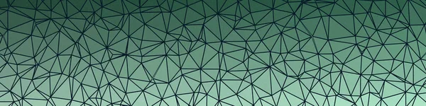 Smaragdgrüne Farbe Abstrakte Farbe Niedrig Polygone Generative Kunst Hintergrundillustration — Stockvektor