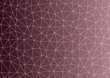 Burgundy rengi düşük çokgen alan arkaplanı, üretken sanat illüstrasyonu