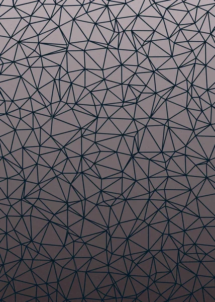 Kühle Graue Farbe Niedrig Polygonalen Raum Hintergrund Generative Kunst Illustration — Stockvektor