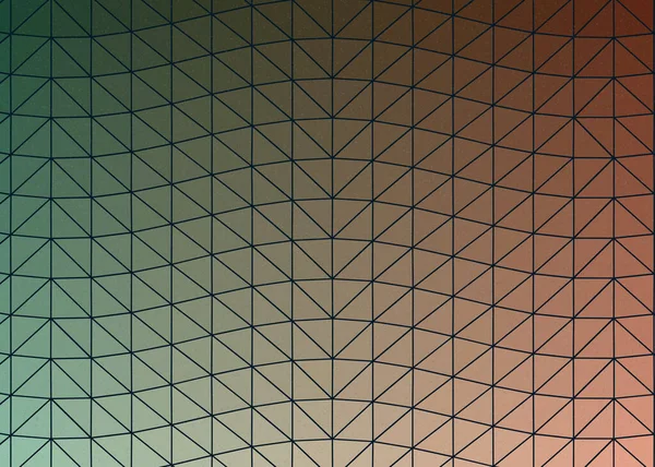 Cayenne Color Low Polygonal Space Background Generative Art Illustration — стоковий вектор