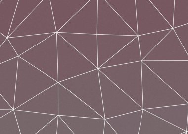 Yumuşak Pembe Soyut Renk Low-Polygones Üretken Sanat arkaplan çizimi