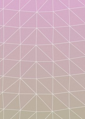 Radyasyon Orkidesi rengi düşük çokgen alan arkaplanı, üretken sanat illüstrasyonu