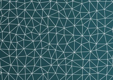 Cyan Blue renk düşük çokgen alan arkaplan, üretken sanat illüstrasyonu