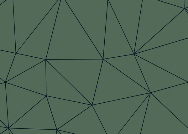 Celadon Color Low Polygonal Space Background Generative Art Illustration — Stock Vector