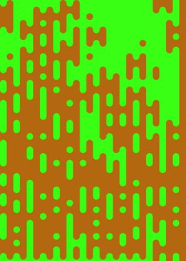 Neon Yeşil Rengi Soyut Renk Çizgileri Yarım Renk Geçiş Arkaplan Çizimi