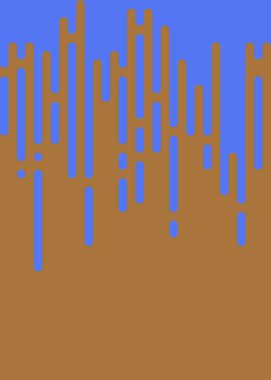 Mercan mavisi soyut yuvarlak renk çizgileri yarım ton geçiş arkaplan illüstrasyonu