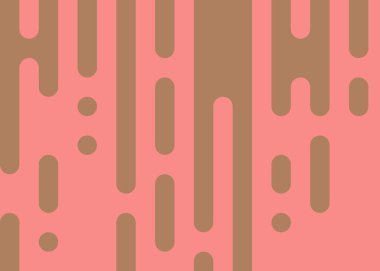 Pembe şeftali rengi Soyut Yuvarlak Renk Çizgileri yarım ton geçiş arkaplan çizimi