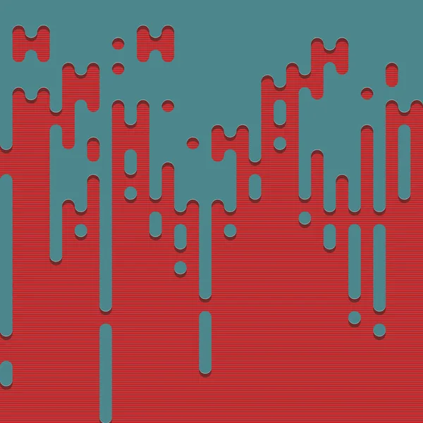 Abstrakte Abgerundete Bunte Linien Halbton Übergang Hintergrund Illustration — Stockvektor