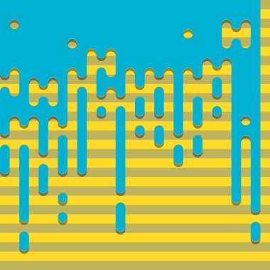 Soyut Yuvarlak Renk Çizgileri Yarım Tonlu Geçiş Arkaplan Resimlemesi