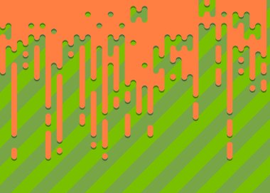 Soyut Yuvarlak Renk Çizgileri Yarım Tonlu Geçiş Arkaplan Resimlemesi