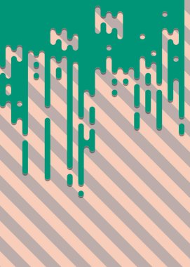 Soyut Yuvarlak Renk Çizgileri Yarım Tonlu Geçiş Arkaplan Resimlemesi