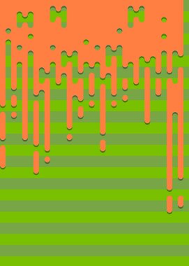Soyut Yuvarlak Renk Çizgileri Yarım Tonlu Geçiş Arkaplan Resimlemesi